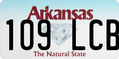 AR license plate 109LCB