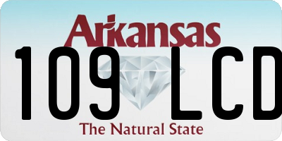AR license plate 109LCD