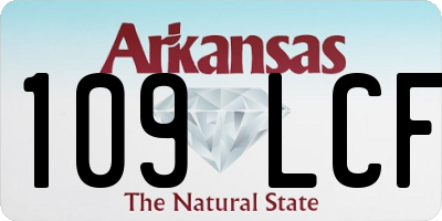 AR license plate 109LCF