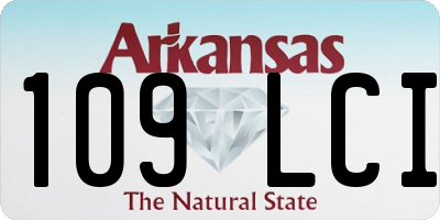 AR license plate 109LCI