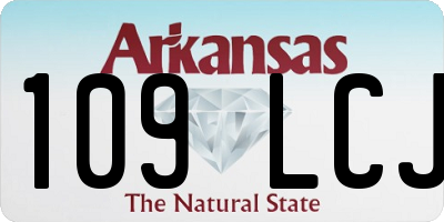 AR license plate 109LCJ