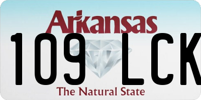 AR license plate 109LCK