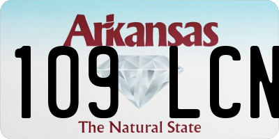 AR license plate 109LCN