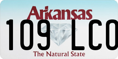 AR license plate 109LCO