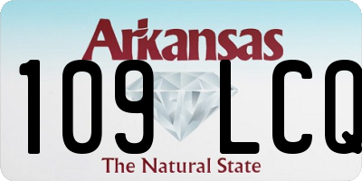 AR license plate 109LCQ