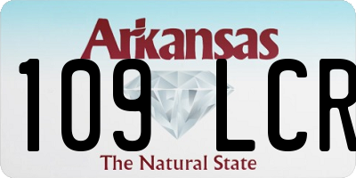 AR license plate 109LCR