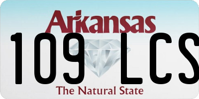 AR license plate 109LCS