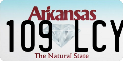 AR license plate 109LCY