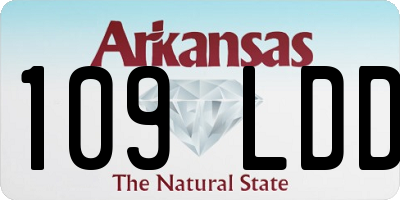 AR license plate 109LDD