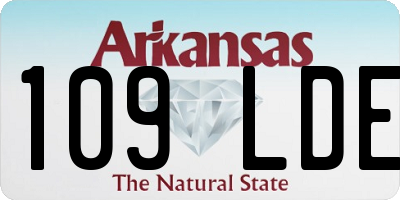 AR license plate 109LDE