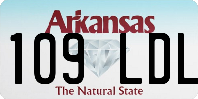 AR license plate 109LDL