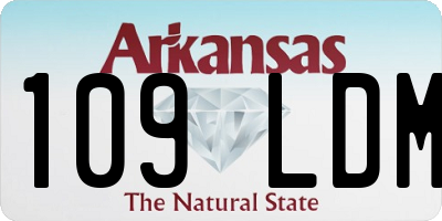 AR license plate 109LDM