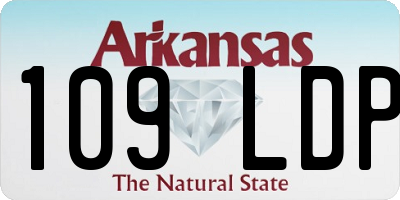 AR license plate 109LDP
