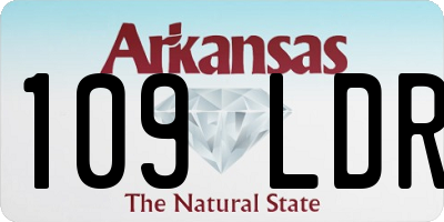 AR license plate 109LDR