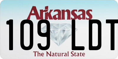 AR license plate 109LDT