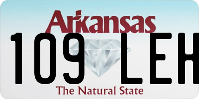 AR license plate 109LEH