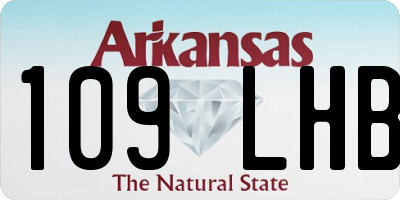 AR license plate 109LHB