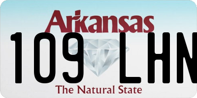 AR license plate 109LHN