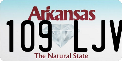 AR license plate 109LJV