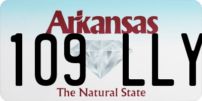AR license plate 109LLY