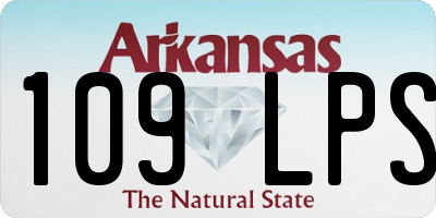 AR license plate 109LPS