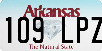 AR license plate 109LPZ