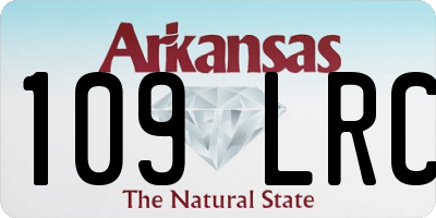 AR license plate 109LRC