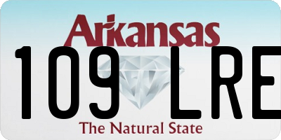 AR license plate 109LRE
