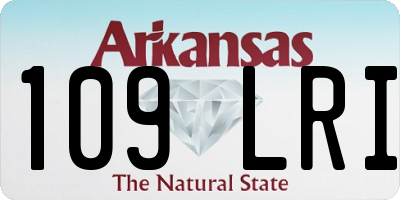 AR license plate 109LRI