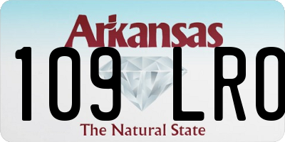 AR license plate 109LRO