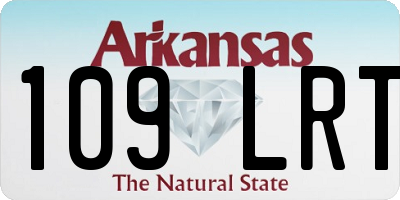 AR license plate 109LRT
