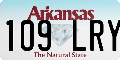 AR license plate 109LRY