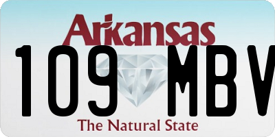 AR license plate 109MBV