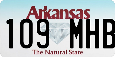 AR license plate 109MHB