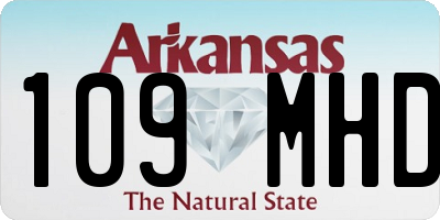 AR license plate 109MHD