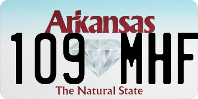 AR license plate 109MHF