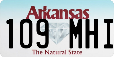 AR license plate 109MHI