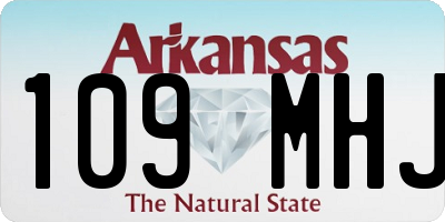 AR license plate 109MHJ