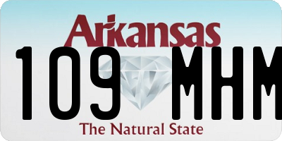 AR license plate 109MHM