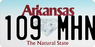 AR license plate 109MHN