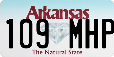 AR license plate 109MHP