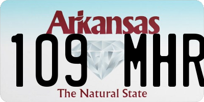 AR license plate 109MHR