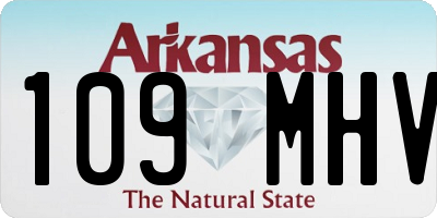 AR license plate 109MHV