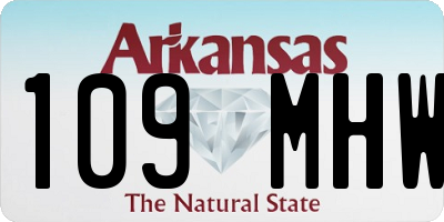 AR license plate 109MHW