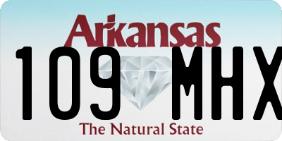 AR license plate 109MHX