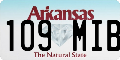 AR license plate 109MIB