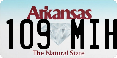 AR license plate 109MIH