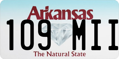 AR license plate 109MII