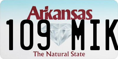 AR license plate 109MIK