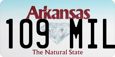 AR license plate 109MIL